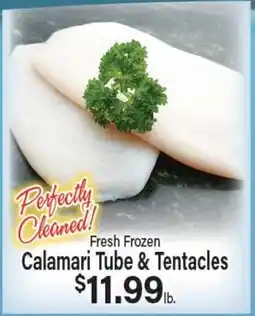 Angelo Caputo's Fresh Market Fresh Frozen Calamari Tube & Tentacles offer