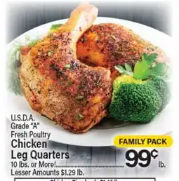Angelo Caputo's Fresh Market U.S.D.A. Grade A Fresh Poultry Chicken Leg Quarters offer