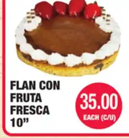 Carnicerias Jimenez FLAN CON FRUTA FRESCA offer
