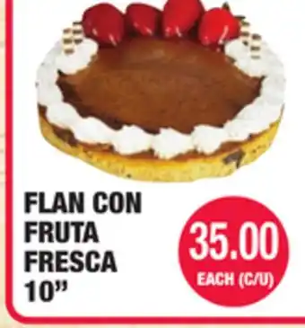 Carnicerias Jimenez FLAN CON FRUTA FRESCA offer
