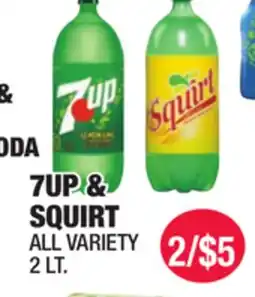 Carnicerias Jimenez 7UP & SQUIRT offer