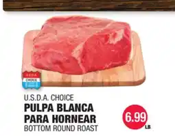 Carnicerias Jimenez U.S.D.A CHOICE PULPA BLANCA PARA HORNEAR offer