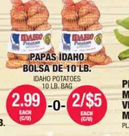 Carnicerias Jimenez PAPAS IDAHO BOLSA DE 10 LB offer