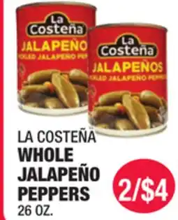 Carnicerias Jimenez LA COSTEÑA WHOLE JALAPEÑO PEPPERS offer