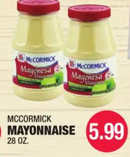 Carnicerias Jimenez MCCORMICK MAYONNAISE offer