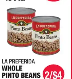 Carnicerias Jimenez LA PREFERIDA WHOLE PINTO BEANS offer