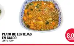 Carnicerias Jimenez LENTIL SOUP offer