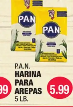 Carnicerias Jimenez P.A.N. HARINA PARA AREPAS offer