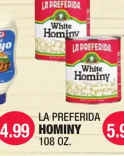 Carnicerias Jimenez LA PREFERIDA HOMINY offer