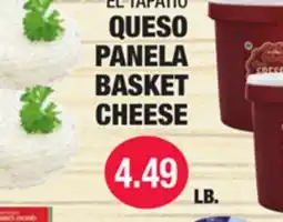 Carnicerias Jimenez EL TAPATÍO QUESO PANELA BASKET CHEESE offer