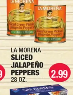Carnicerias Jimenez LA MORENA SLICED JALAPEÑO PEPPERS offer