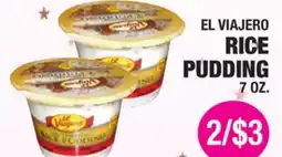 Carnicerias Jimenez EL VIAJERO RICE PUDDING offer
