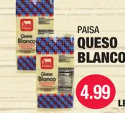 Carnicerias Jimenez PAISA QUESO BLANCO offer