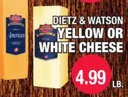Carnicerias Jimenez DIETZ & WATSON YELLOW OR WHITE CHEESE offer