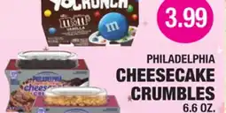 Carnicerias Jimenez PHILADELPHIA CHEESECAKE CRUMBLES offer