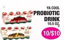 Carnicerias Jimenez YA COOL PROBIOTIC DRINK offer