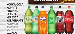 Cermak Fresh Market •COCA COLA •SPRITE •BARQ'S •FANTA •FRESCA •SEGRAM'S offer