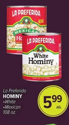 Cermak Fresh Market La Preferida HOMINY offer
