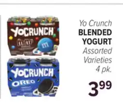 Cermak Fresh Market Yo Crunch BLENDED YOGURT offer