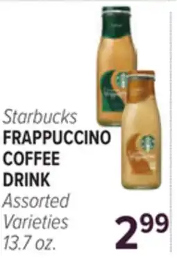 Cermak Fresh Market Starbucks FRAPPUCCINO COFFEE DRINK offer