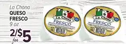 Cermak Fresh Market La Chona QUESO FRESCO offer