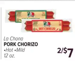 Cermak Fresh Market La Chona PORK CHORIZO offer