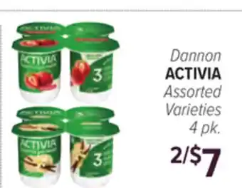 Cermak Fresh Market Dannon ACTIVIA Assorted Varieties offer