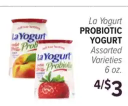 Cermak Fresh Market La Yogurt PROBIOTIC YOGURT offer