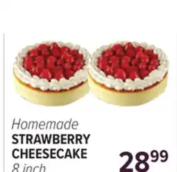 Cermak Fresh Market Homemade STRAWBERRY CHEESECAKE offer