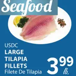 Cermak Fresh Market USDC LARGE TILAPIA FILLETS offer