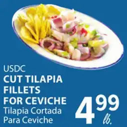 Cermak Fresh Market USDC CUT TILAPIA FILLETS FOR CEVICHE offer