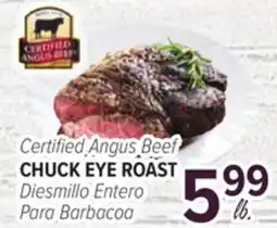 Cermak Fresh Market Certified Angus Beef CHUCK EYE ROAST offer