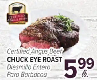 Cermak Fresh Market Certified Angus Beef CHUCK EYE ROAST offer