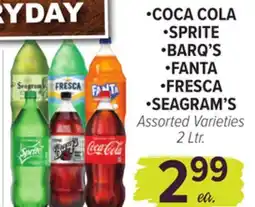 Cermak Fresh Market COCA COLA SPRITE BARQ'S FANTA FRESCA SEAGRAM'S offer