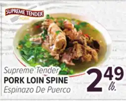 Cermak Fresh Market Supreme Tender PORK LOIN SPINE offer