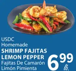Cermak Fresh Market USDC Homemade SHRIMP FAJITAS LEMON PEPPER offer