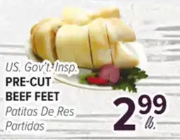 Cermak Fresh Market U.S. Gov't Insp. PRE-CUT BEEF FEET offer