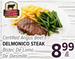 Cermak Fresh Market Certified Angus Beef DELMONICO STEAK offer