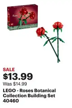 Best Buy LEGO - Roses Botanical Collection Building Set 40460 offer