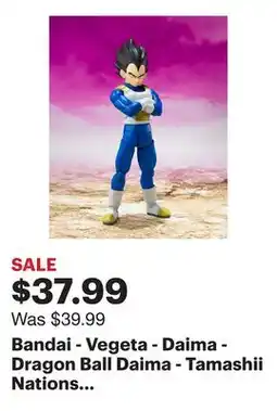 Best Buy Bandai - Vegeta - Daima - Dragon Ball Daima - Tamashii Nations S.H.Figuarts 5.5 Figure offer