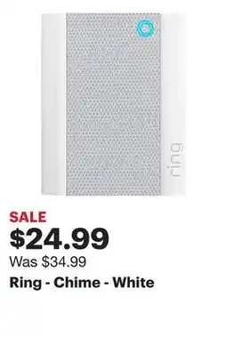 Best Buy Ring - Chime - White offer