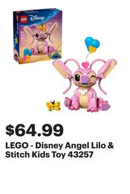 Best Buy LEGO - Disney Angel Lilo & Stitch Kids Toy 43257 offer