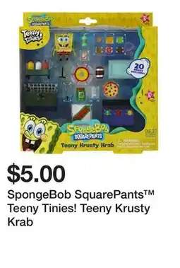 Five Below SpongeBob SquarePants Teeny Tinies! Teeny Krusty Krab offer