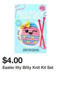 Five Below Easter Itty Bitty Knit Kit Set offer