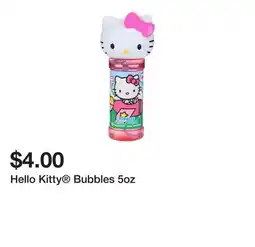 Five Below Hello Kitty Bubbles 5oz offer