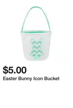 Five Below Easter Bunny Icon Bucket offer