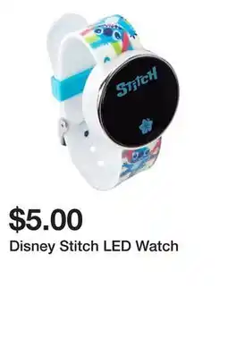 Five Below Disney Stitch LED Watch offer