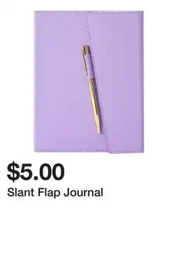 Five Below Slant Flap Journal offer