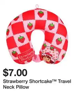 Five Below Strawberry Shortcake Travel Neck Pillow offer