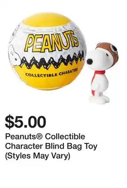 Five Below Peanuts Collectible Character Blind Bag Toy (Styles May Vary) offer